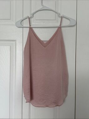 Express Dusty Rose V-Neck Spaghetti Strap Cami